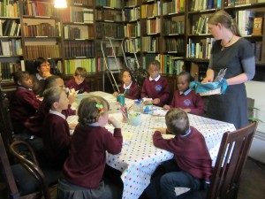A school visit at the SLBI